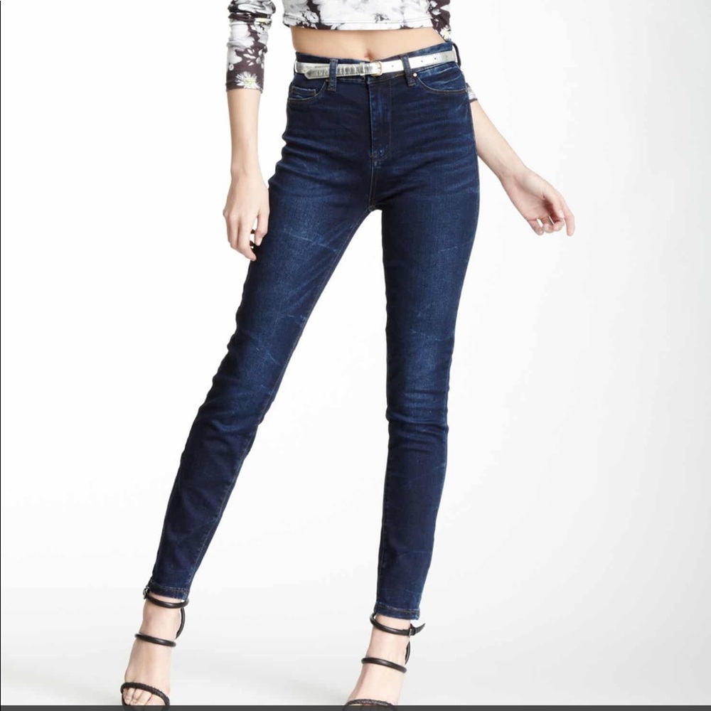 New BlankNYC Size 26 The‎ Juke Box High-Rise Skinny Jean  Womens Dark Rinse
